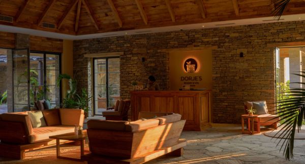 Lobby area at Dorje's Resort