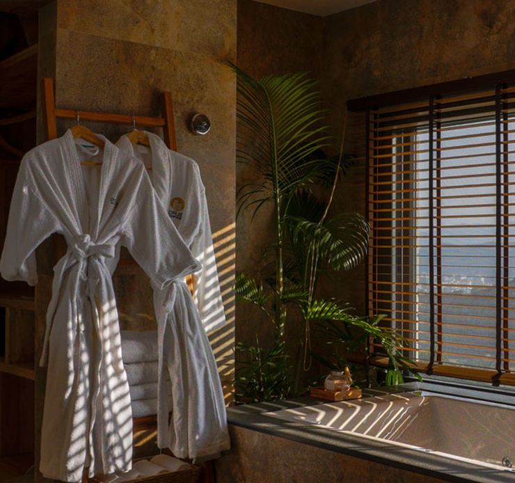 Bathroom space at Junior suite